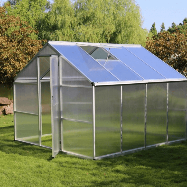 Двускатна оранжерия от поликарбонат Greenhouse, оранжерия "Къщичка".
