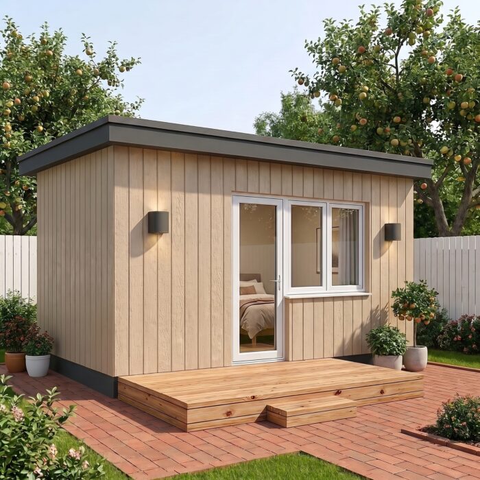 Градинска къща 10 м2, завършена с LP SmartSide